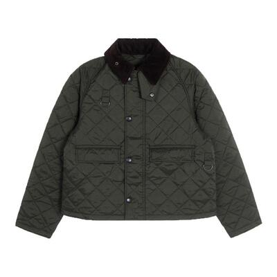 BARBOUR 25秋冬宽松轻量夹棉棉服女防风保暖外套银泰百货 301574