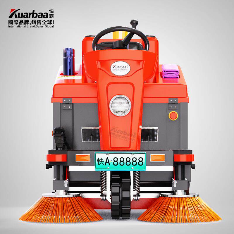快霸驾驶式扫地机工业扫地车工厂车间垃圾扫路车KB-SD1350清洁