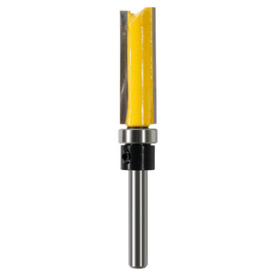 仿型修边刀形双轴承修边刀修边机刀头带轴承直刀木工铣刀柄雕刻机