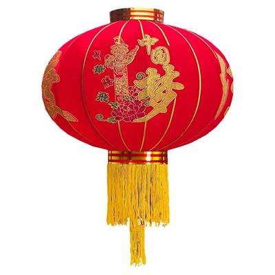 中国梦欢度佳节大红灯笼植绒防晒