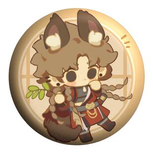原创代号鸢同人周边可爱兽耳主题刘辩左慈傅融徽章孙策挂件钥匙扣