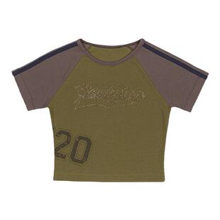 SCULPTOR杨超越同款纯棉修身BM风短袖T恤女夏季新款正品韩国代购