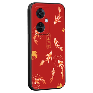 彧玺适用于oppok11手机壳0pp0 K1l发财暴富欧珀K11外壳PJC11o好运锦鲤PJC110奢华pjc110软硅胶oopoKl1潮男女