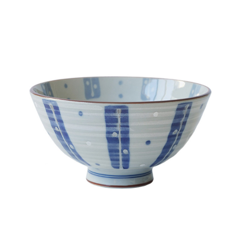 良泉日本原装进口餐具美浓烧陶瓷碗日式家用饭碗和式米饭碗蛸唐草