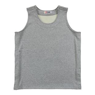 加绒护理服秋冬老人卧床瘫痪两侧开上衣方便穿脱无袖背心肩部受伤