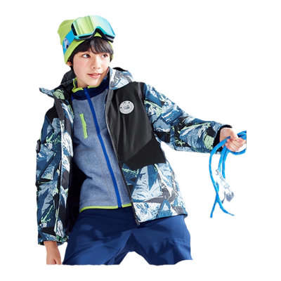 巴拉巴拉儿童红色羽绒服中大童加厚外套男童两件套2025冬新款童装