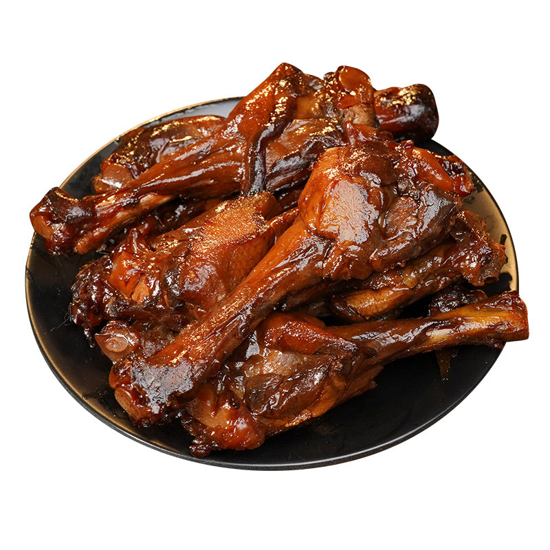 旺家福老卤鸭翅根熟食鸭肉休闲小吃10只装