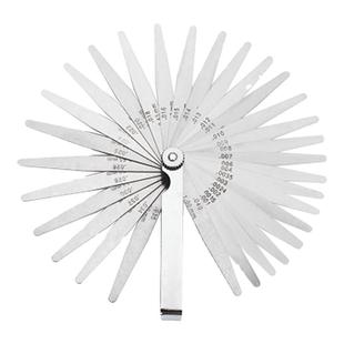 长城精工塞尺不锈钢高精度间隙尺0.02-1.0mm公英制气门厚薄测量尺