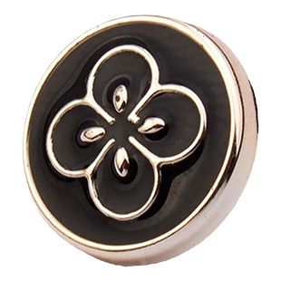 衬衫纽扣高档珍珠小香风开衫外套衬衣女百搭黑色装饰圆形扣子配件