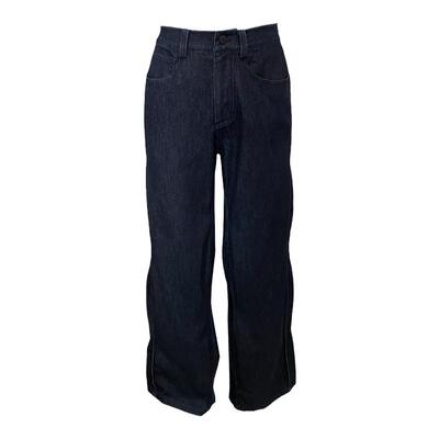 含桑蚕丝微弹弯弯起棱长裤