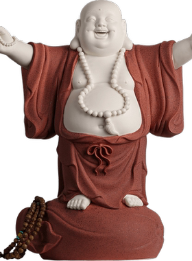 陶瓷供奉弥勒佛像家居工艺礼品