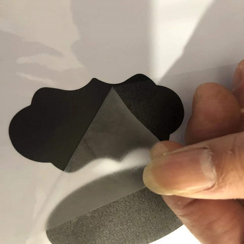 透明磨砂中粘pvc转移膜花材料标签哑贴纸拉广告厂家膜批发贴纸