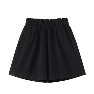 唐狮黑色短裤女夏季2026年新款休闲外穿三分裤初中生运动裤子女VB