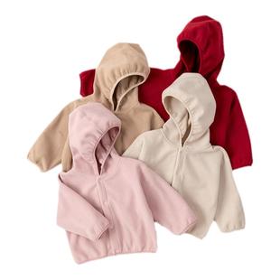 【特价清仓】嘟嘟家宝宝摇粒绒外套秋冬儿童外衣春秋女童加厚童装