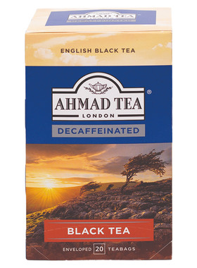英国AHMAD TEA亚曼进口茶叶低咖啡因伯爵红茶袋泡茶孕妇儿童可喝