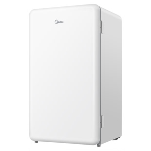 【全国补】美的93复古白色小型电冰箱颜值家用母乳婴美妆迷你化妆