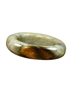 新疆和田玉籽料手镯糖水草沁虎皮