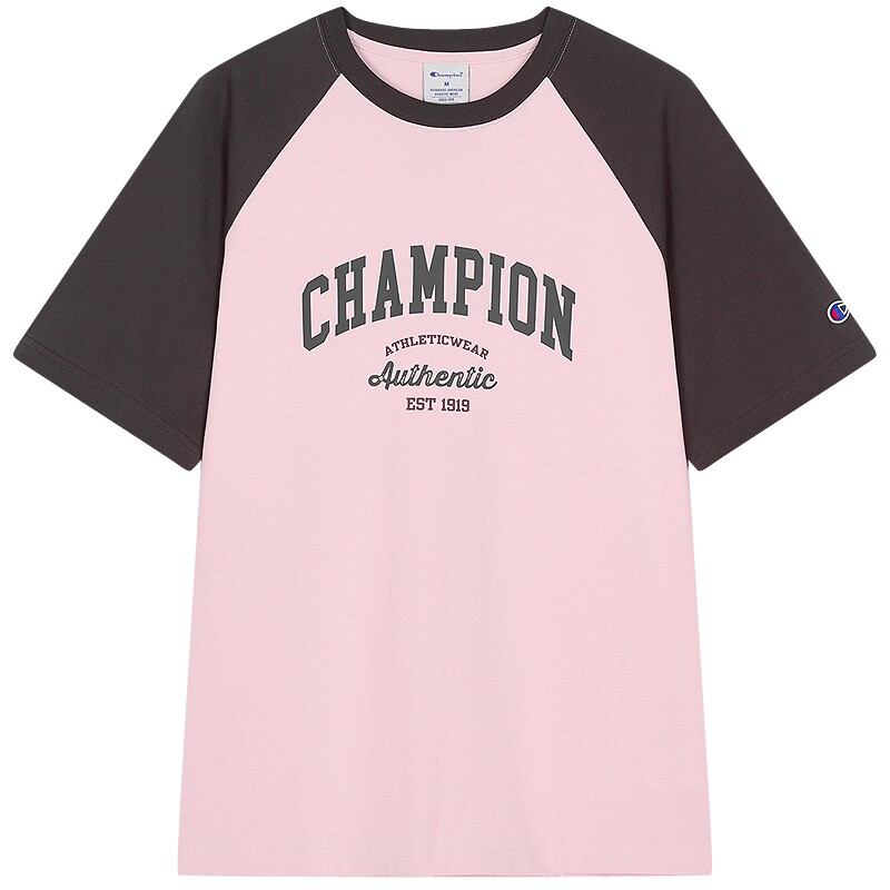 Champion冠军短袖插肩袖情侣款