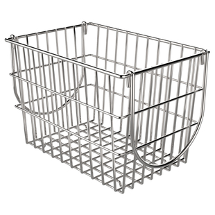 厨房橱柜内收纳筐储物篮子304不锈钢 调料零食杂物整理分层置物架