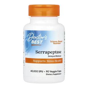 Doctor's Best多特倍斯金达威舍雷肽酶胶囊锯齿蛋白酶蛋白质消化