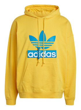 Adidas/阿迪达斯官方正品三叶草男子运动连帽卫衣套头衫 H36281