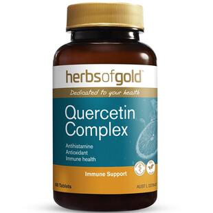 【自营】HerbsofGold槲皮素畅快呼吸呵护健康护肺进口和丽康60粒