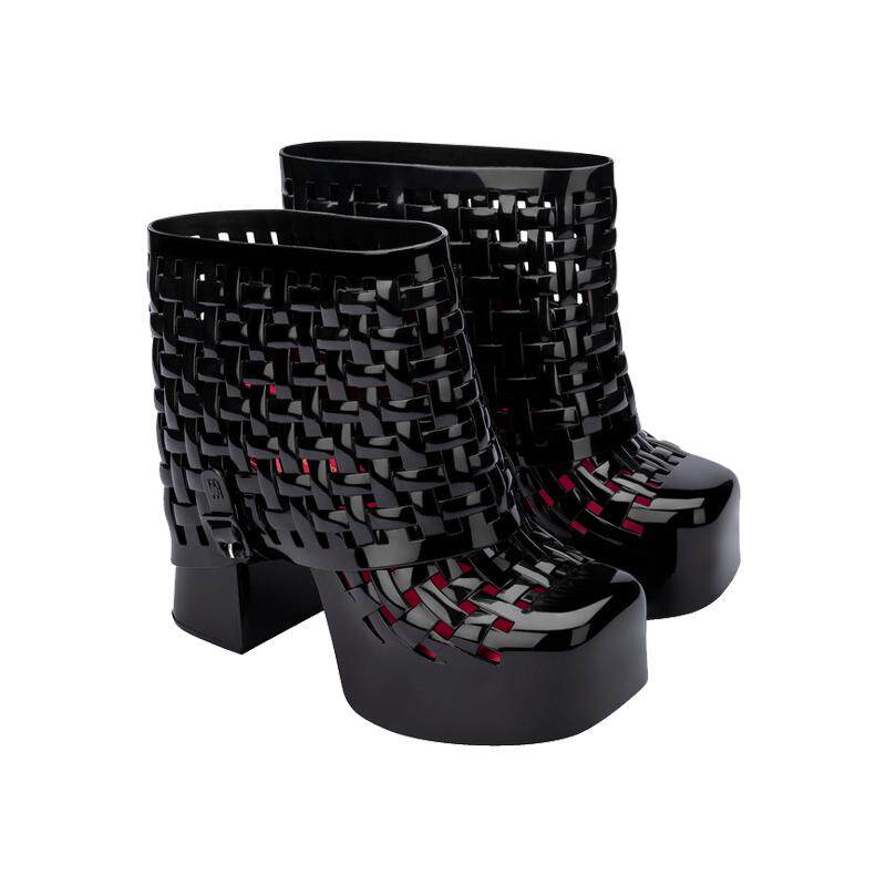 Melissa梅丽莎 X MARSHALL COLUMBIA果冻轻盈时尚高跟女靴子35876