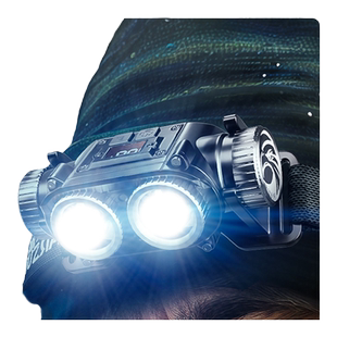 沃尔森夜钓头灯超长续航头灯强光超亮充电钓鱼专用头戴式鹰隼正品