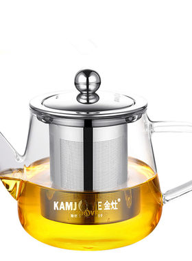 金灶耐高温飘逸杯功夫茶具玻璃壶