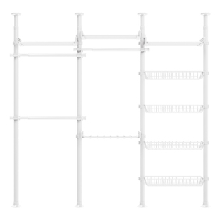 免打孔衣柜遮挡帘杂物柜子橱柜壁柜遮丑纱帘衣帽间高级感防尘帘子