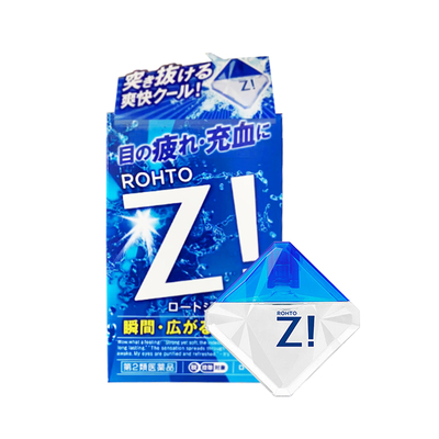 日本乐敦劲Z!眼药水原装进口正品滴眼液清凉裸眼缓解视疲劳红血丝