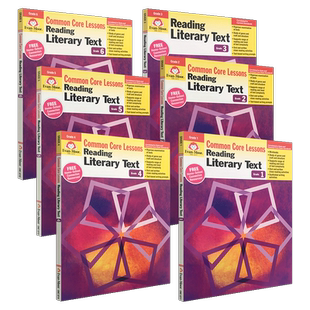 Evan-Moor Reading Literary Text  阅读课堂系列 儿童文学精选 美国加州教辅 evanmoor少儿英语一年级到六年级含故事小说历史等