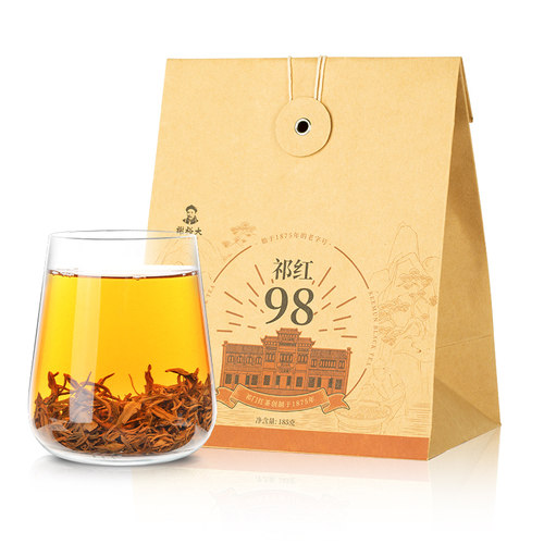 谢裕大特级祁门红茶官方旗舰店祁红香螺185g口粮红茶自饮袋装