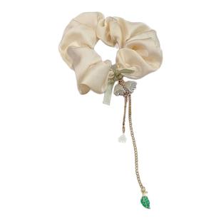 铃兰花头绳皮筋扎头发绳头饰高颜值头花发饰森系大肠发圈皮套