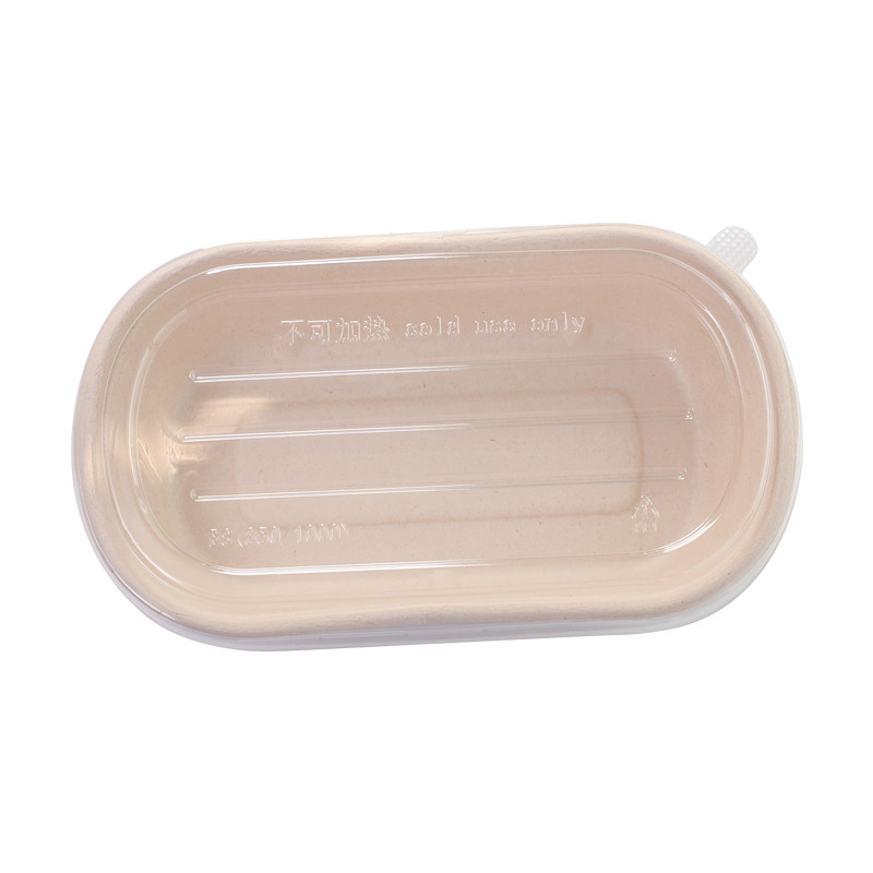 恒秀长方形纸浆糯米饭打包盒饭盒