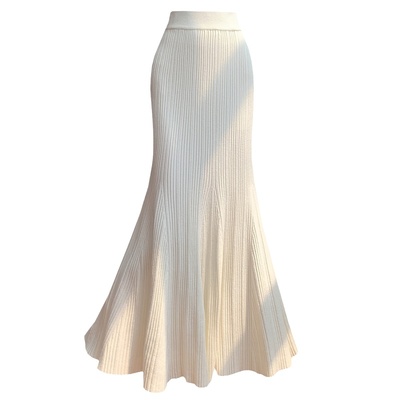 88厘米鱼尾裙法式H裙针织包臀裙