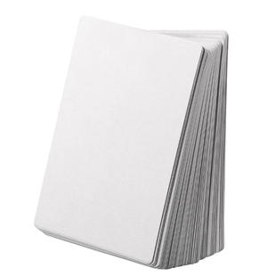 英语单词本空白卡片手写彩色硬纸卡片纸记忆自制识字卡diy留言卡便携白色手绘硬质活页便签记事本环扣小卡片