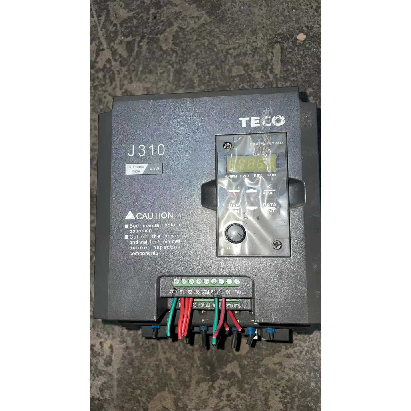 议价东元变频器拆机380V4KW成色如图功能包好包可维修