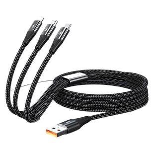 【400W超级快充】充电器三合一数据线一拖三车载手机usb二头多功