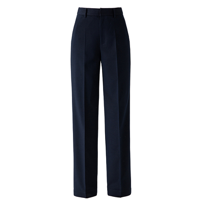 显腿长通勤窄版机洗羊毛西装裤