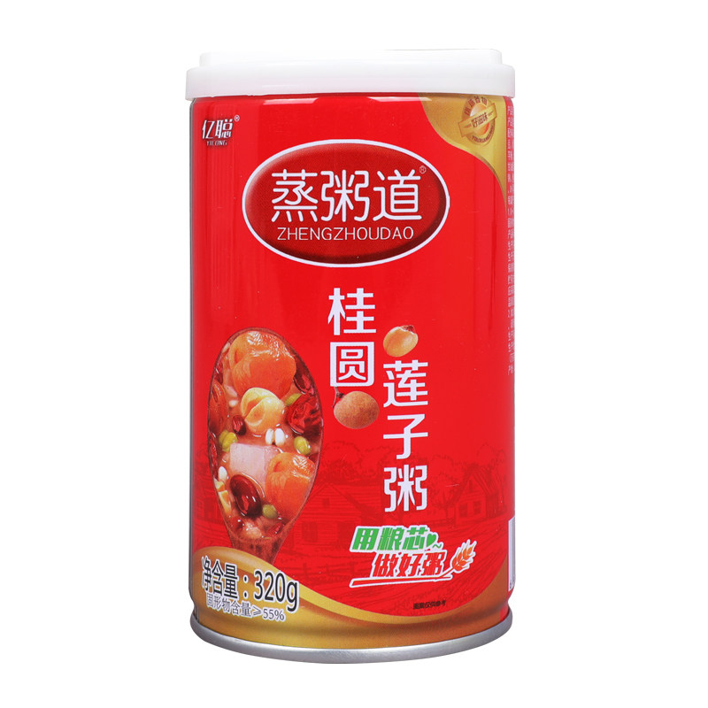 八宝粥即食速食早餐礼盒装整箱过年送礼佳品桂圆莲子黑米薏米紫薯
