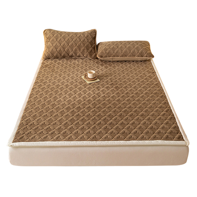 A类牛奶绒床垫软垫薄款床护垫