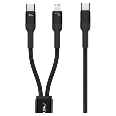 品胜60W快充二合一同时充数据线