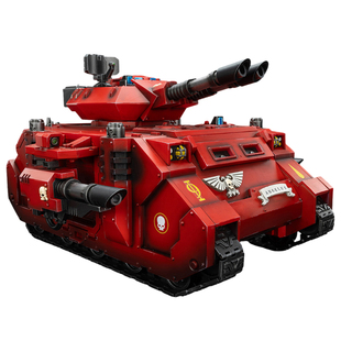 JOYTOY暗源战锤圣血天使配备双管激光炮的歼灭者型猎食者坦克模型