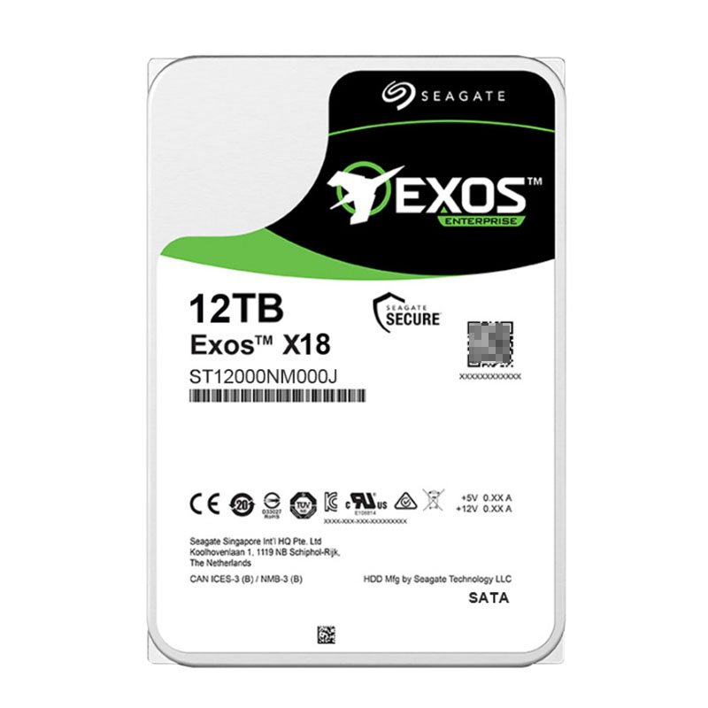 希捷银河ST12000NM000J企业级3.5寸12T磁盘阵列硬盘存储服务器