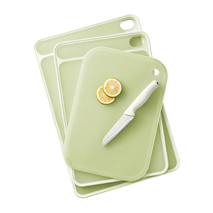 咚西果冻菜板家用双面抗菌防霉切水果砧板塑料小案板婴儿辅食粘板