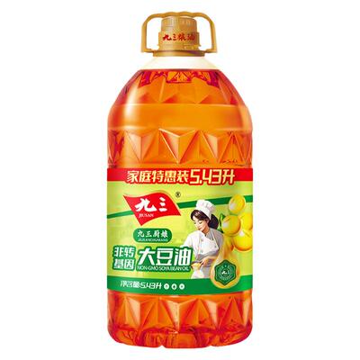 九三大豆油厨娘5.43L三级植物油食用油健康烹饪家庭装