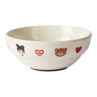 即物2025新款陶瓷拉面碗家用斗笠碗釉下彩卡通可爱的餐具大汤碗