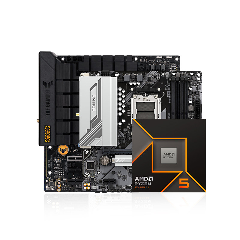 AMD9600X/9700X/7800X3D/9800X3D/9850X3D华硕B850M重炮手板U套装
