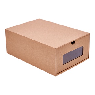 鞋盒环保透明加厚鞋盒纸盒收纳盒抽屉鞋盒抽屉盒收纳神器家用鞋盒